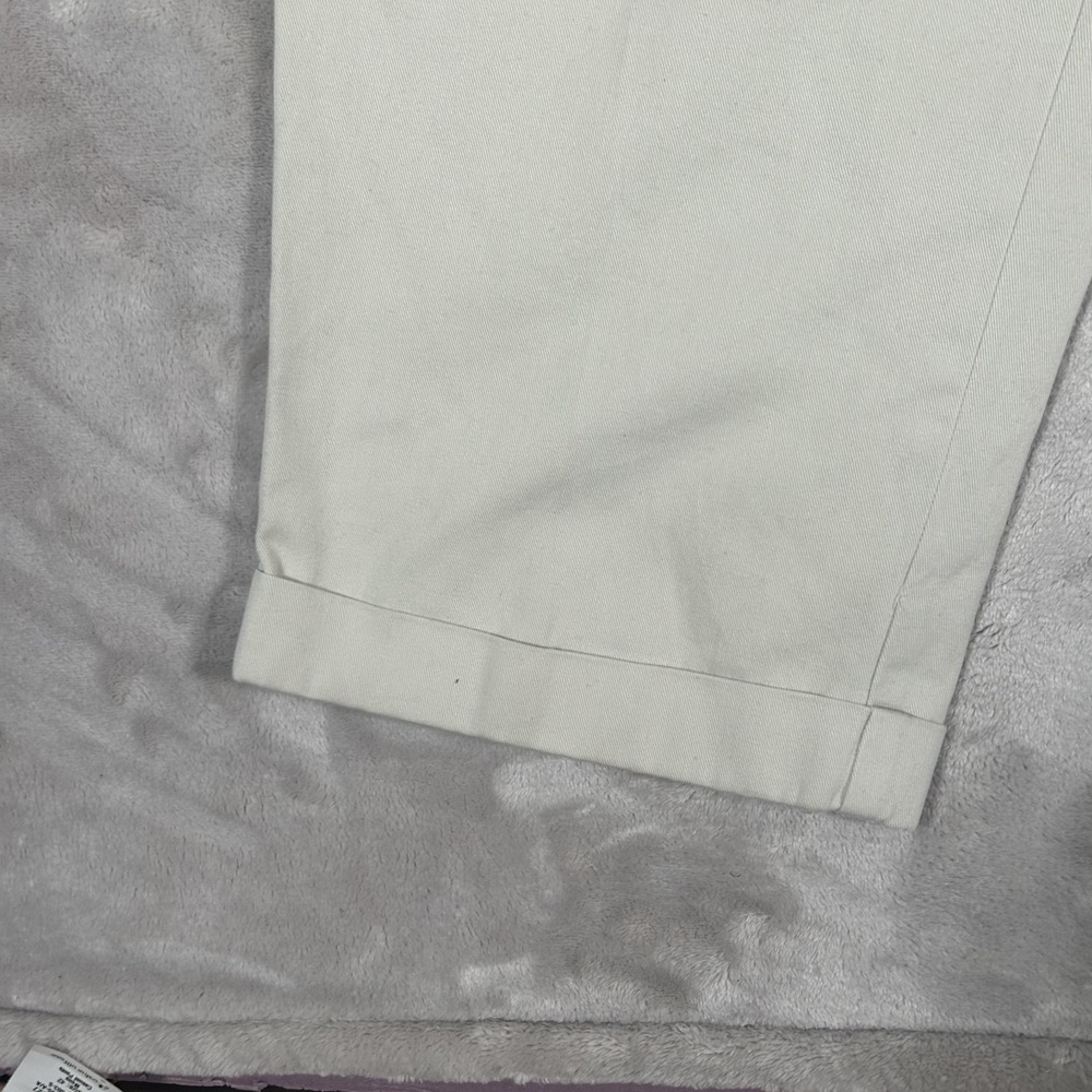 VTG 90s Polo Ralph Lauren Hammond Pant Men 42x30 Khaki Classic Chino Pleated - Picture 6 of 16